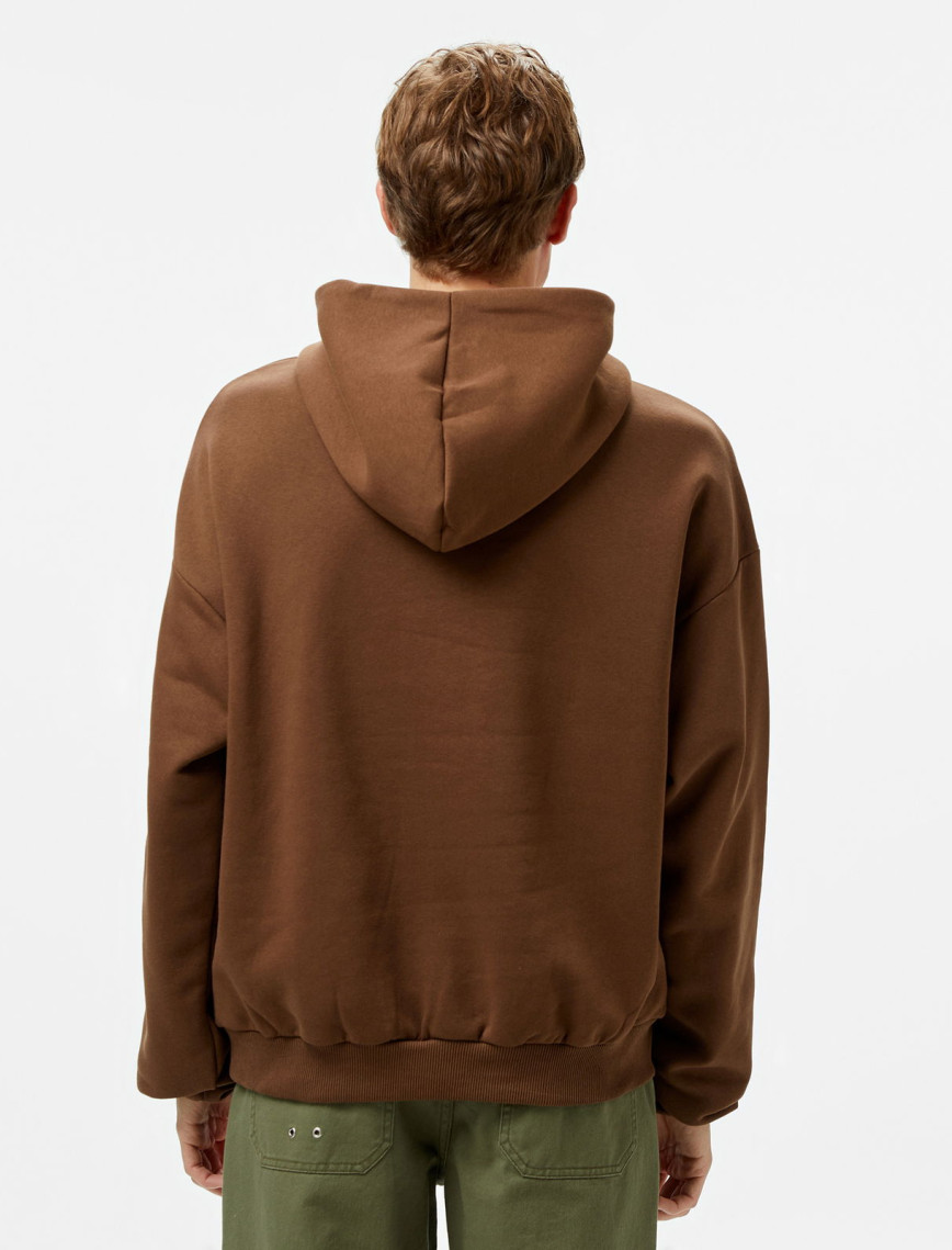 Karl Kani Kani Street Academy Os  Erkek Kahverengi Hoodie