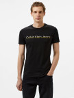 Calvin Klein Two Tone Institutional Erkek Siyah T-Shirt Calvin Klein Two Tone Institutional Erkek Siyah T-Shirt
