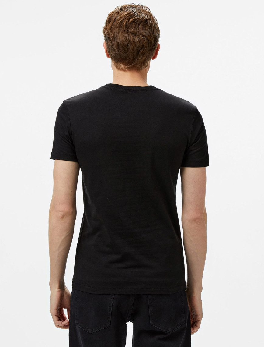 Calvin Klein Two Tone Institutional Erkek Siyah T-Shirt Calvin Klein Two Tone Institutional Erkek Siyah T-Shirt