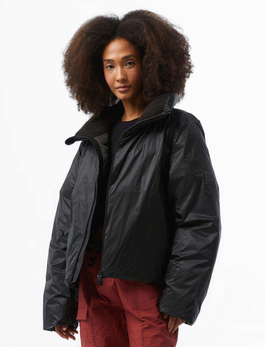 Rains Kevo Short Puffer Kadın Siyah Mont Rains Kevo Short Puffer Kadın Siyah Mont