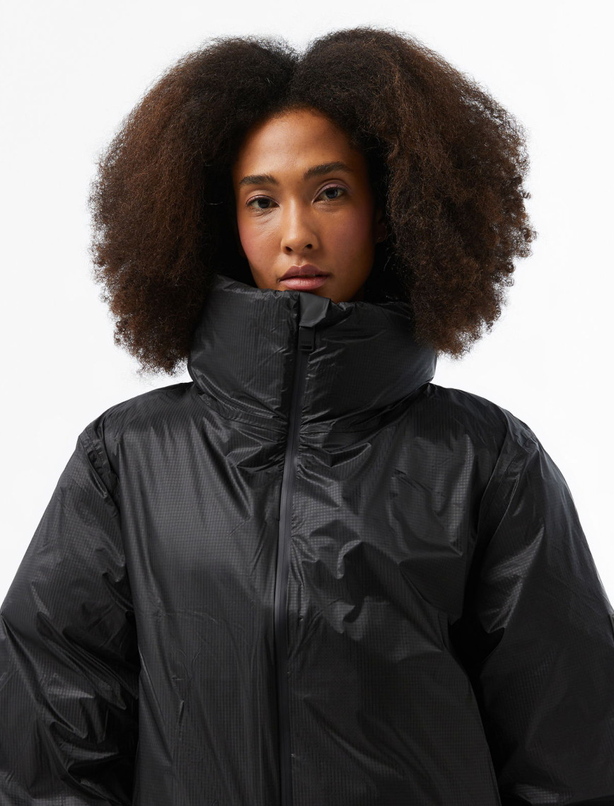 Rains Kevo Short Puffer Kadın Siyah Mont Rains Kevo Short Puffer Kadın Siyah Mont