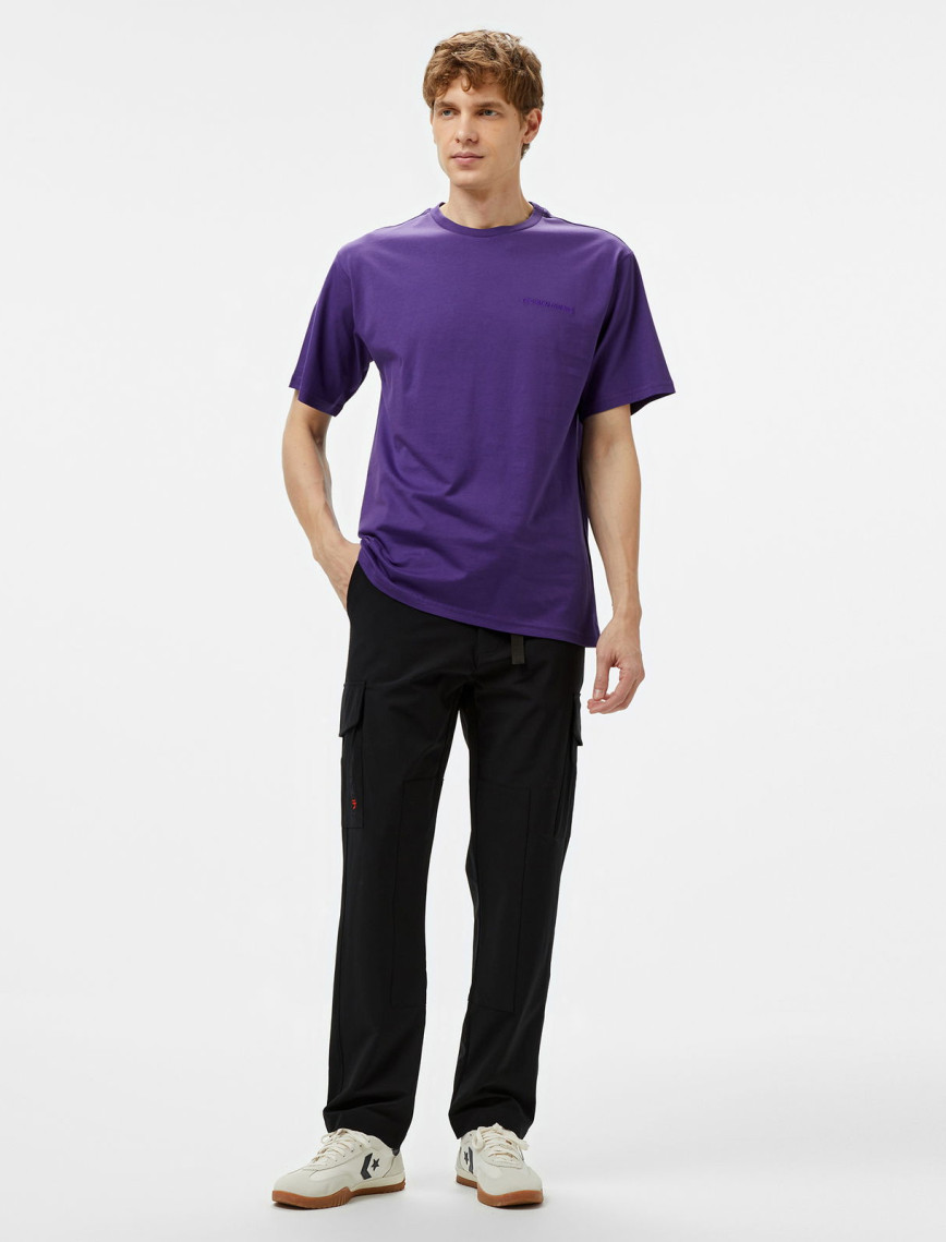 Les Benjamins 303 Erkek Mor T-Shirt Les Benjamins 303 Erkek Mor T-Shirt