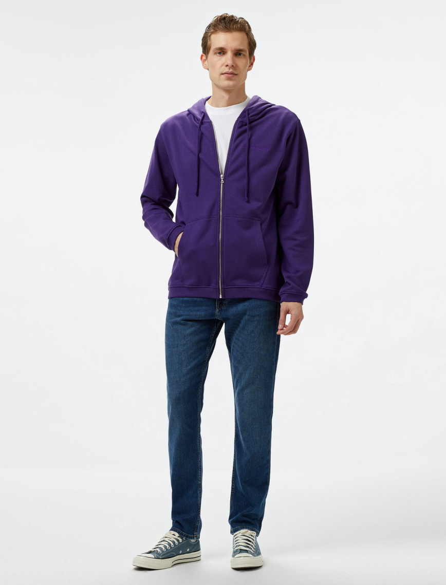 Les Benjamins 303 Erkek Mor Sweatshirt Les Benjamins 303 Erkek Mor Sweatshirt