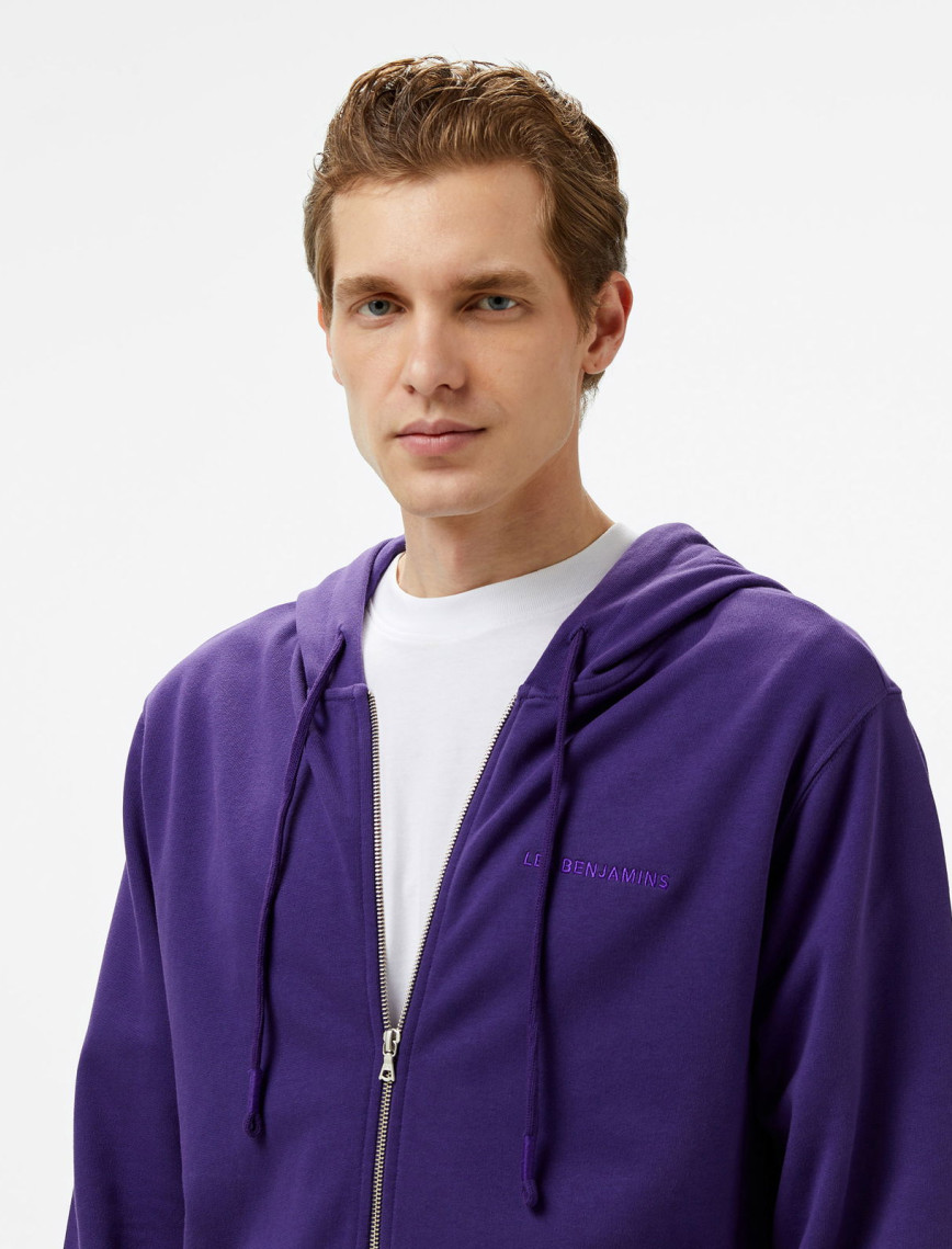 Les Benjamins 303 Erkek Mor Sweatshirt Les Benjamins 303 Erkek Mor Sweatshirt