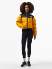 The North Face Nuptse Kadın Kısa Sarı Ceket The North Face Nuptse Kadın Kısa Sarı Ceket