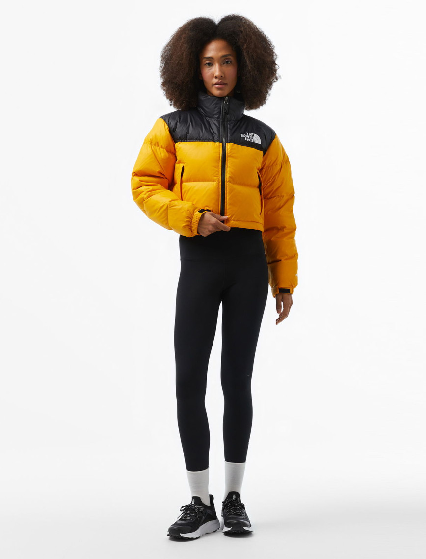 The North Face Nuptse Kadın Kısa Sarı Ceket The North Face Nuptse Kadın Kısa Sarı Ceket
