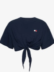 Tommy Jeans Reg Waist Tie Badge Ext Kadın Lacivert T-Shirt Tommy Jeans Reg Waist Tie Badge Ext Kadın Lacivert T-Shirt