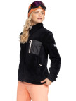 Roxy Alabama Full Zip Solid Kadın Siyah Polar Ceket Roxy Alabama Full Zip Solid Kadın Siyah Polar Ceket