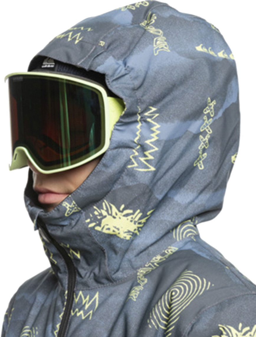 Quiksilver Mission Printed Youth Erkek Çocuk Snowboard Ceketi Quiksilver Mission Printed Youth Erkek Çocuk Snowboard Ceketi