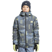 Quiksilver Mission Printed Youth Erkek Çocuk Snowboard Ceketi Quiksilver Mission Printed Youth Erkek Çocuk Snowboard Ceketi