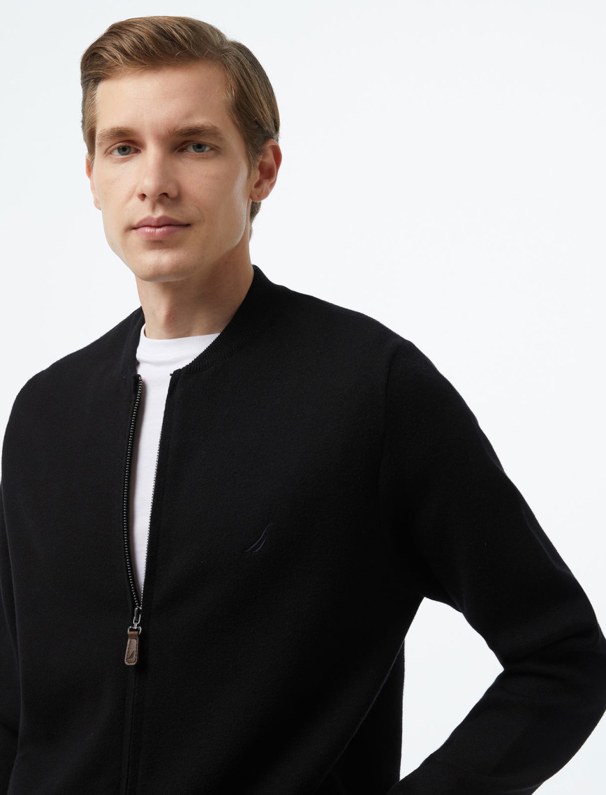 Nautica Erkek Siyah Regular Fit Hırka Nautica Erkek Siyah Regular Fit Hırka