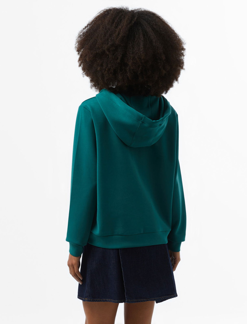 Nautica Kadın Yeşil Regular Fit Sweatshirt