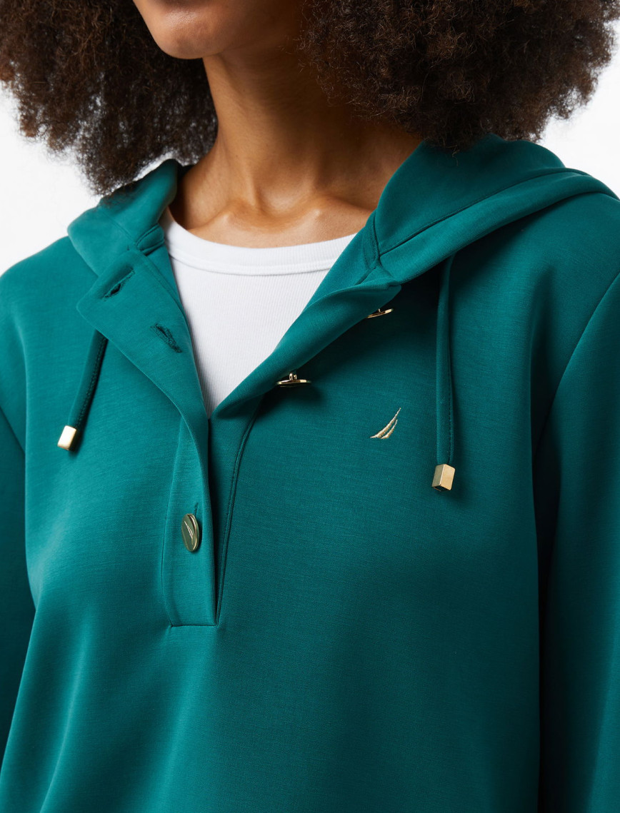 Nautica Kadın Yeşil Regular Fit Sweatshirt