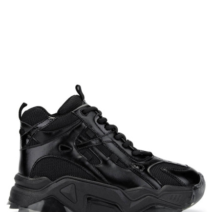 Tamer Tanca Kadın Vegan Siyah/Siyah Sneakers & Spor Bot Tamer Tanca Kadın Vegan Siyah/Siyah Sneakers & Spor Bot