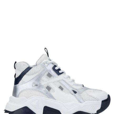 Tamer Tanca Kadın Vegan Beyaz/Lacivert Sneakers & Spor Bot Tamer Tanca Kadın Vegan Beyaz/Lacivert Sneakers & Spor Bot