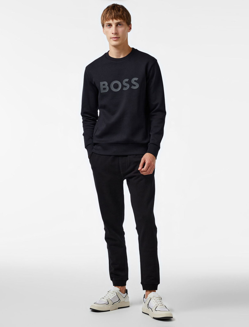 Boss Salbo Erkek Siyah Sweatshirt Boss Salbo Erkek Siyah Sweatshirt