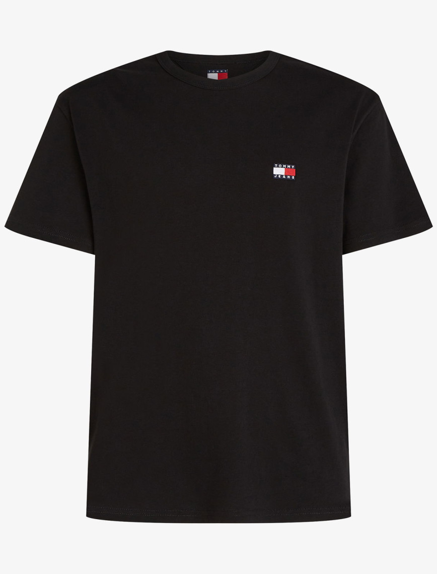 Tommy Jeans Reg Badge Ext Erkek Siyah T-Shirt Tommy Jeans Reg Badge Ext Erkek Siyah T-Shirt