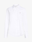 Tommy Hilfiger Ess Poplin Regular Kadın Beyaz Gömlek Tommy Hilfiger Ess Poplin Regular Kadın Beyaz Gömlek