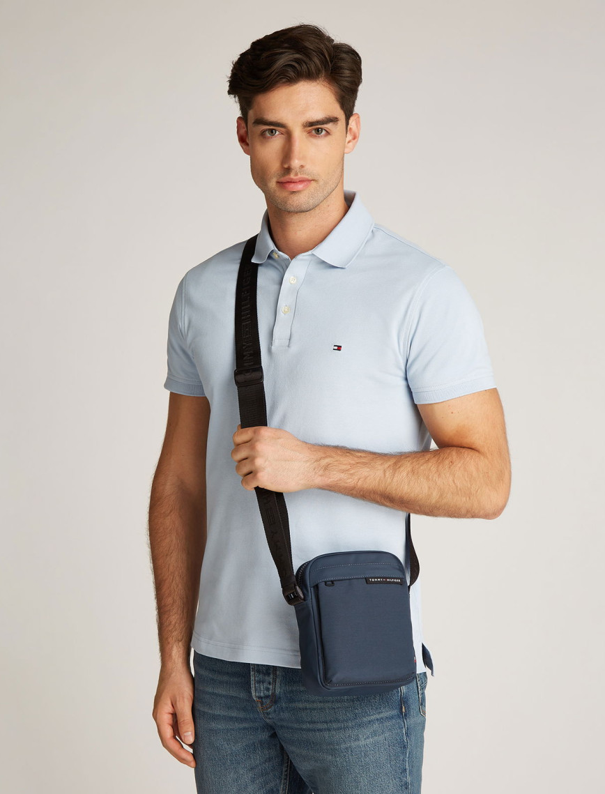 Tommy Hilfiger Element Repreve Mini Erkek Gri El Çantası Tommy Hilfiger Element Repreve Mini Erkek Gri El Çantası