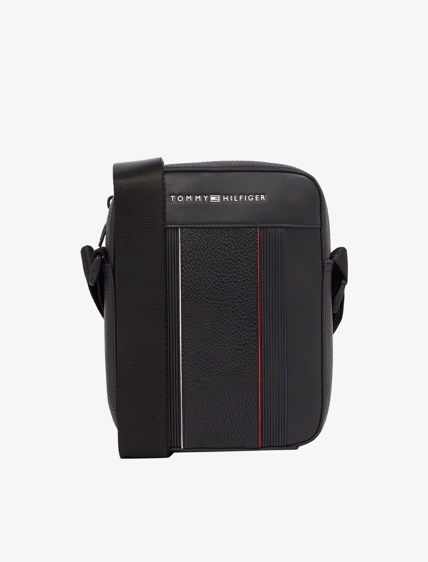 Tommy Hilfiger Foundation Mini Erkek Siyah El Çantası Tommy Hilfiger Foundation Mini Erkek Siyah El Çantası