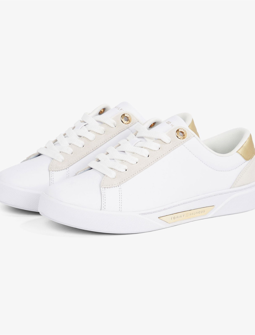Tommy Hilfiger Chic Court Kadın Beyaz Spor Ayakkabı Tommy Hilfiger Chic Court Kadın Beyaz Spor Ayakkabı