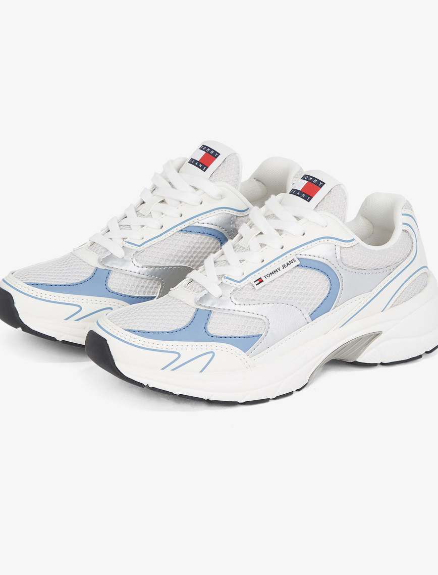 Tommy Hilfiger The Coney Metallic Kadın Mavi Spor Ayakkabı