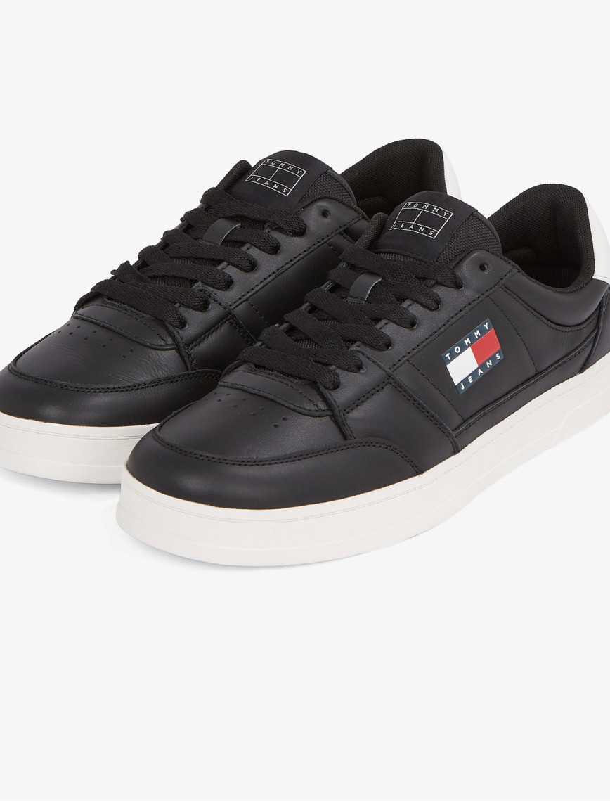 Tommy Hilfiger The Greenwich New Ess Erkek Siyah Sneaker Tommy Hilfiger The Greenwich New Ess Erkek Siyah Sneaker