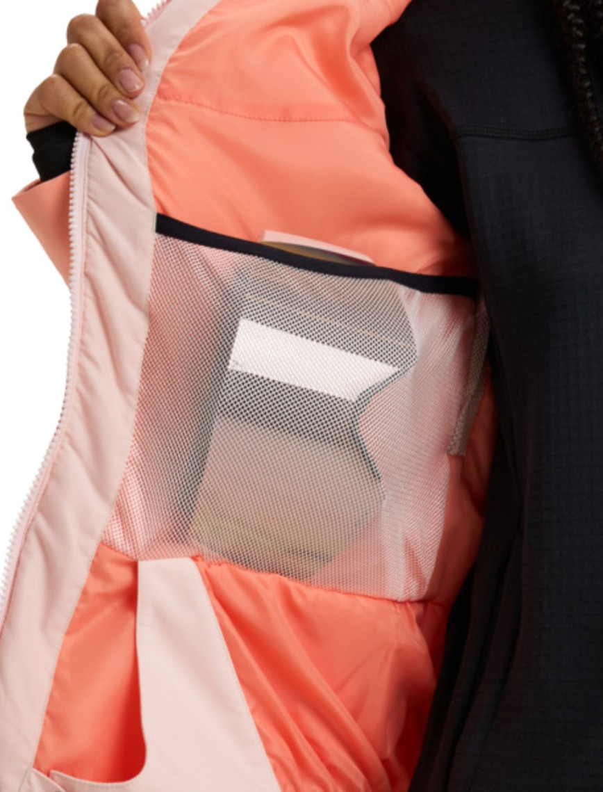 Roxy Free Jet Block Kadın Pembe Snowboard Ceketi Roxy Free Jet Block Kadın Pembe Snowboard Ceketi