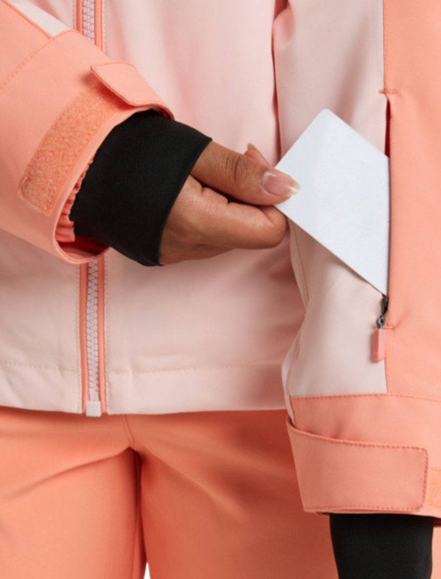 Roxy Free Jet Block Kadın Pembe Snowboard Ceketi Roxy Free Jet Block Kadın Pembe Snowboard Ceketi