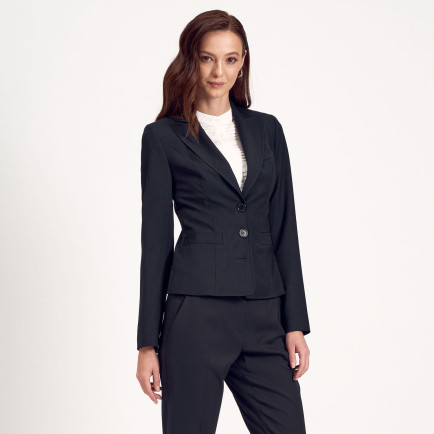 Siyah Kadın Yün Ceket Siyah Kadın Yün Ceket