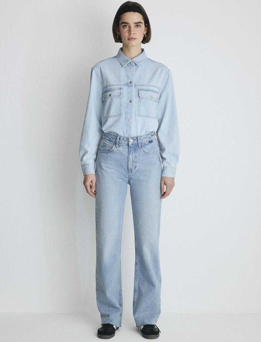 Mavi Victoria Real Blue Gölgeli Açık Mavi Jean Pantolon 101072-34111 Mavi Victoria Real Blue Gölgeli Açık Mavi Jean Pantolon 101072-34111