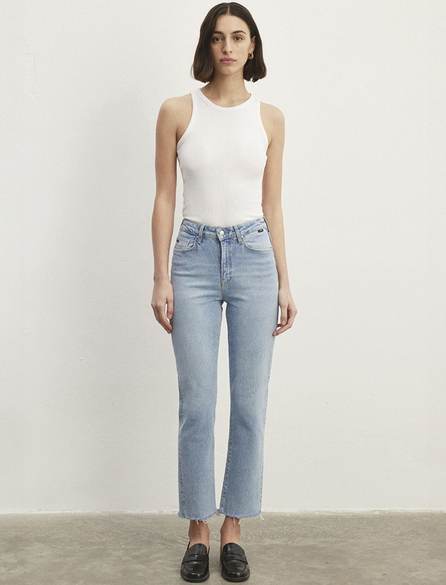 Mavi New York Classic Denim Buz Mavi Jean Pantolon 101441-86391