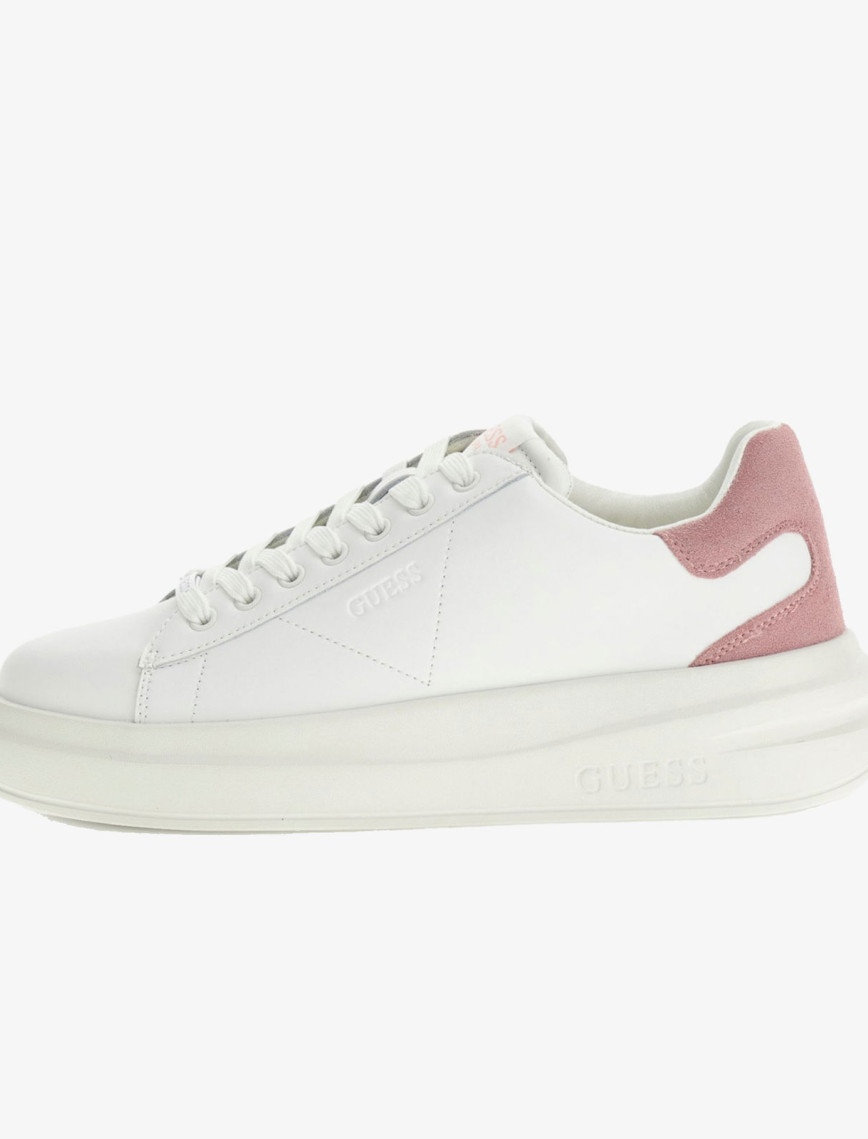 Guess Elbina Leather Kadın Pembe Sneaker Guess Elbina Leather Kadın Pembe Sneaker