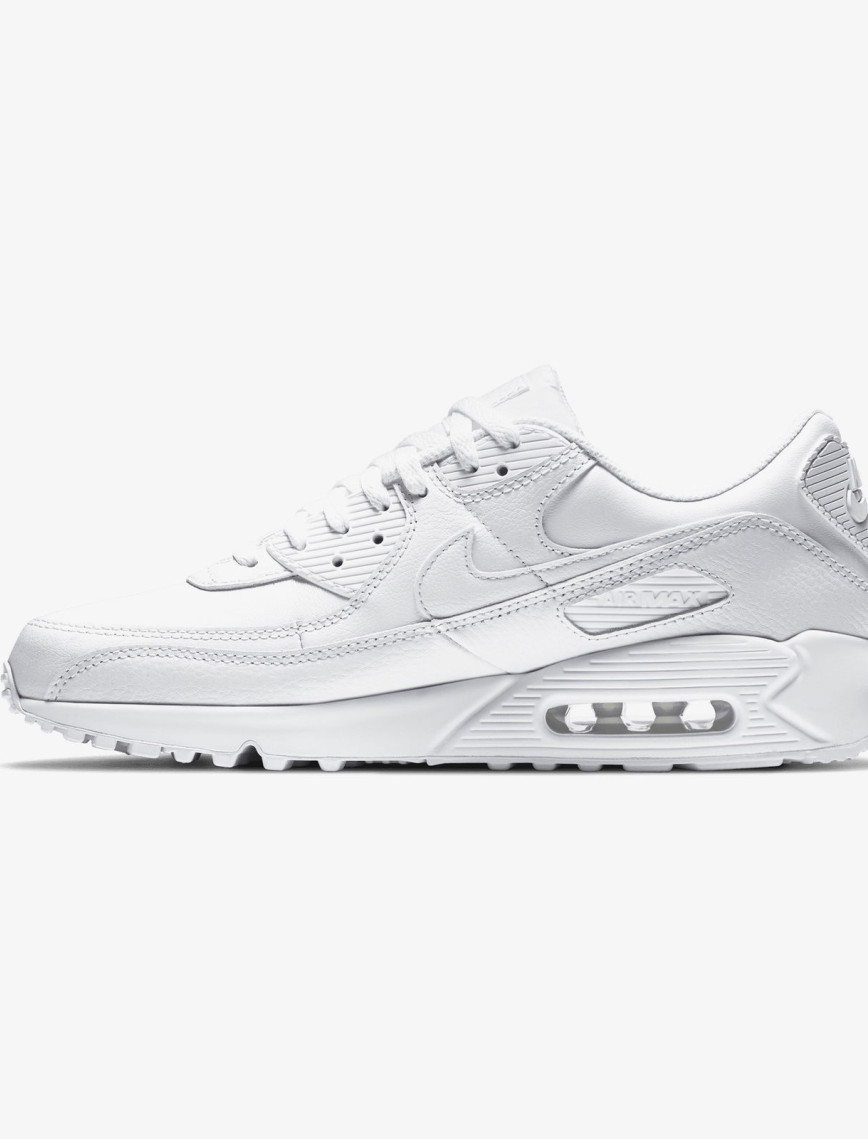 Nike Air Max 90 Leather Erkek Beyaz Spor Ayakkabı
