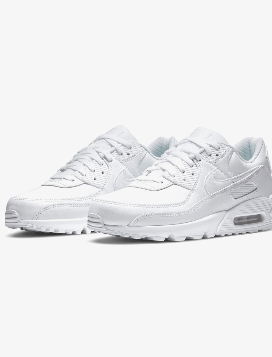 Nike Air Max 90 Leather Erkek Beyaz Spor Ayakkabı