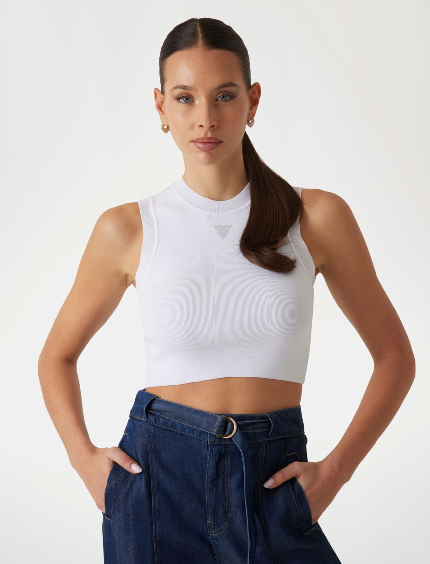 Guess Kadın Beyaz T-Shirt Guess Kadın Beyaz T-Shirt