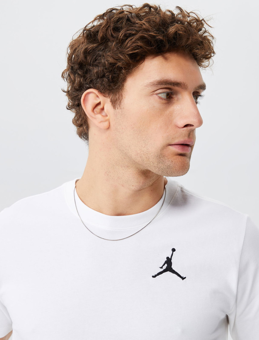Jordan Jumpman Kısa Kollu Erkek Beyaz T-Shirt