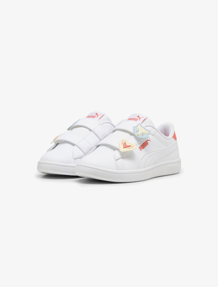 Puma Smash 3.0 Badges V Ps Çocuk Beyaz Spor Ayakkabı Puma Smash 3.0 Badges V Ps Çocuk Beyaz Spor Ayakkabı