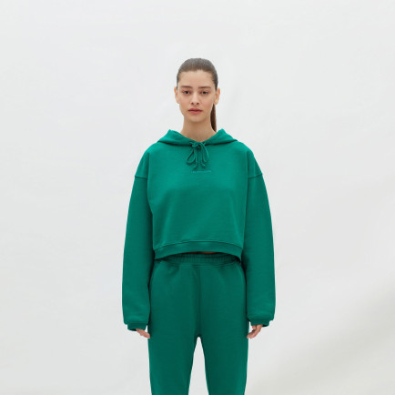 Les Benjamins Essentials Kadın Yeşil Hoodie Les Benjamins Essentials Kadın Yeşil Hoodie