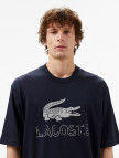 Lacoste Erkek Regular Fit Bisiklet Yaka Baskılı Lacivert T-Shirt Lacoste Erkek Regular Fit Bisiklet Yaka Baskılı Lacivert T-Shirt