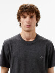 Lacoste Erkek Regular Fit Bisiklet Yaka Koyu Gri T-Shirt Lacoste Erkek Regular Fit Bisiklet Yaka Koyu Gri T-Shirt