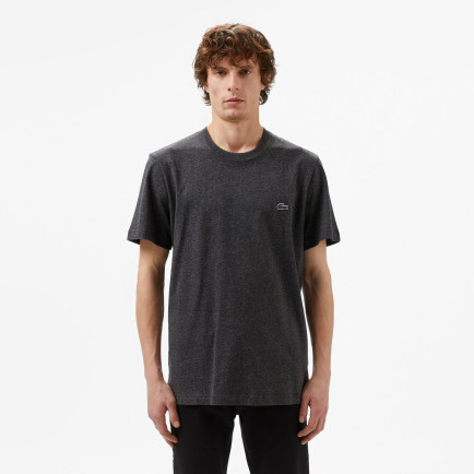Lacoste Erkek Regular Fit Bisiklet Yaka Koyu Gri T-Shirt Lacoste Erkek Regular Fit Bisiklet Yaka Koyu Gri T-Shirt