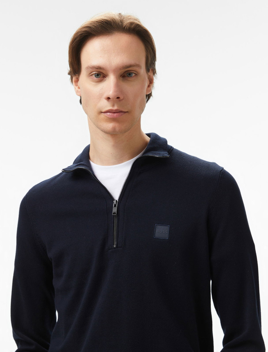 Boss Kanobix Erkek Lacivert Triko Boss Kanobix Erkek Lacivert Triko