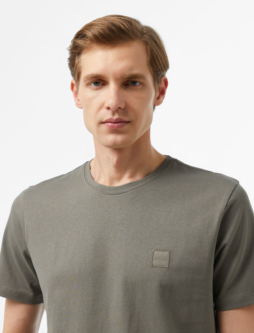 Boss Erkek Gri T-Shirt Boss Erkek Gri T-Shirt