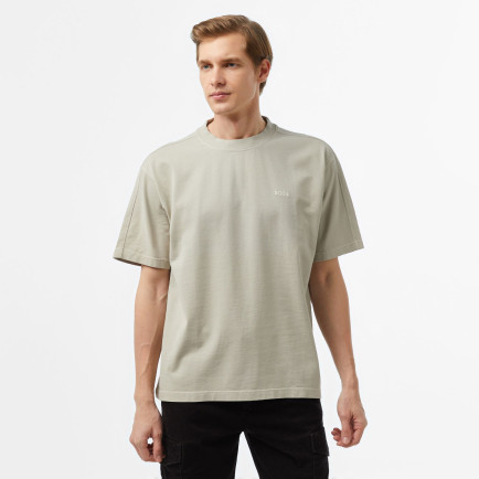 Boss Erkek Bej T-Shirt Boss Erkek Bej T-Shirt