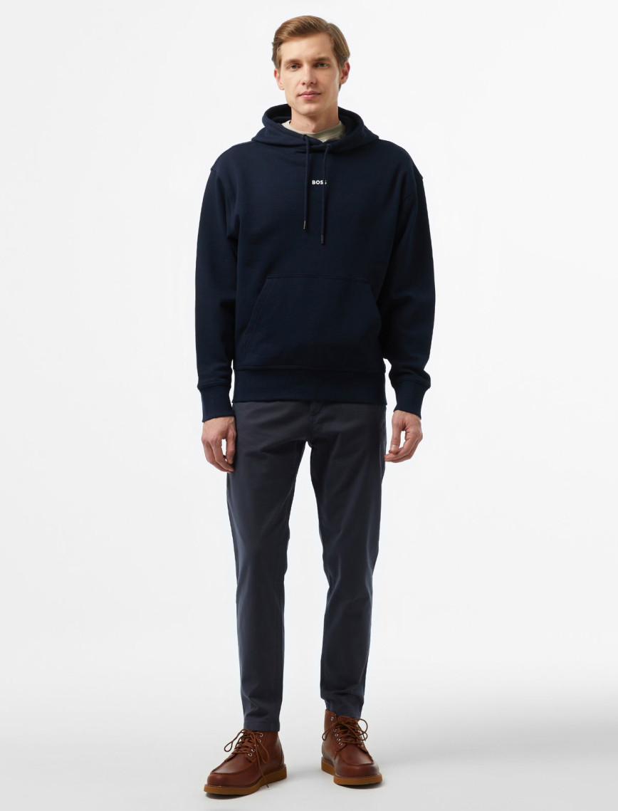 Boss Erkek Mavi Sweatshirt