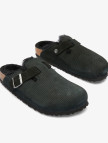 Birkenstock Boston Teddy Vl Gepragt Erkek Siyah Terlik Birkenstock Boston Teddy Vl Gepragt Erkek Siyah Terlik