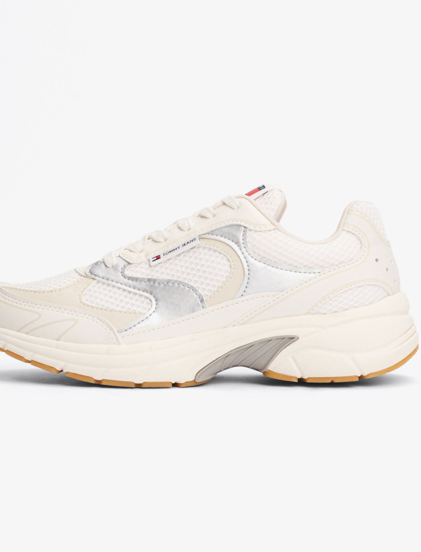 Tommy Hilfiger The Coney Metallic Kadın Bej Spor Ayakkabı