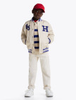 Tommy Hilfiger Twill Badge Varsity Çocuk Bej Ceket Tommy Hilfiger Twill Badge Varsity Çocuk Bej Ceket