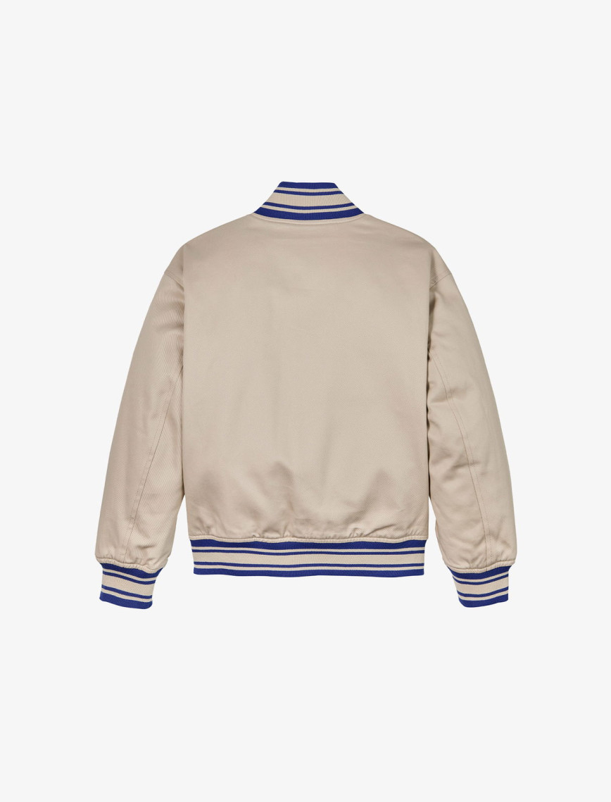 Tommy Hilfiger Twill Badge Varsity Çocuk Bej Ceket Tommy Hilfiger Twill Badge Varsity Çocuk Bej Ceket